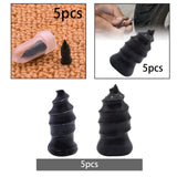 Maxbell 5 Pieces Vacuum Tire Repair Rubber Nail Flexible for Tire Puncture Truck Small
