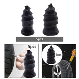 Maxbell 5 Pieces Vacuum Tire Repair Rubber Nail Flexible for Tire Puncture Truck Small