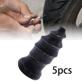Maxbell 5 Pieces Vacuum Tire Repair Rubber Nail Flexible for Tire Puncture Truck Small