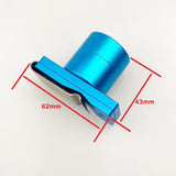 Maxbell Pool Chalk Holder with Belt Clip Chalk Case Lightweight Snooker Pocket Clip Blue