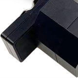 Maxbell Pool Cue Chalk Holder with Belt Clip Organizer Carrier Case Metal Black