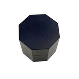 Maxbell Lightweight Pool Cue Chalk Holder Box Aluminum Alloy Cup Practical Tool Black