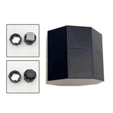 Maxbell Lightweight Pool Cue Chalk Holder Box Aluminum Alloy Cup Practical Tool Black