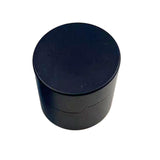 Maxbell Pool Cue Chalk Holder Organizer Round Shape Easy to Use Carrier Case Metal Black