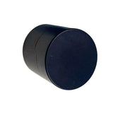 Maxbell Pool Cue Chalk Holder Organizer Round Shape Easy to Use Carrier Case Metal Black