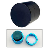 Maxbell Pool Cue Chalk Holder Organizer Round Shape Easy to Use Carrier Case Metal Black