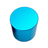 Maxbell Pool Cue Chalk Holder Organizer Round Shape Easy to Use Carrier Case Metal Blue