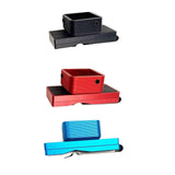 Maxbell Billiard Pool Chalk Holder with Fixed Clip Chalk Case Cue Chalk Boxes Holder Black