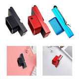 Maxbell Billiard Pool Chalk Holder with Fixed Clip Chalk Case Cue Chalk Boxes Holder Black