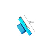 Maxbell Billiard Pool Chalk Holder with Fixed Clip Chalk Case Cue Chalk Boxes Holder Blue