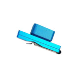Maxbell Billiard Pool Chalk Holder with Fixed Clip Chalk Case Cue Chalk Boxes Holder Blue