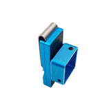 Maxbell Billiard Pool Chalk Holder with Fixed Clip Chalk Case Cue Chalk Boxes Holder Blue