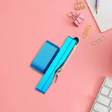 Maxbell Billiard Pool Chalk Holder with Fixed Clip Chalk Case Cue Chalk Boxes Holder Blue