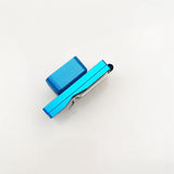 Maxbell Billiard Pool Chalk Holder with Fixed Clip Chalk Case Cue Chalk Boxes Holder Blue