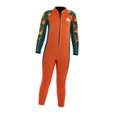 Maxbell Kids Wetsuit Diving Swimsuits Swim Water Sports 2.5mm Neoprene Full suits Orange L