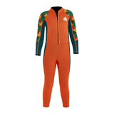 Maxbell Kids Wetsuit Diving Swimsuits Swim Water Sports 2.5mm Neoprene Full suits Orange L