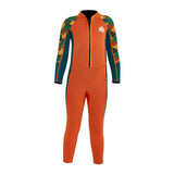 Maxbell Kids Wetsuit Diving Swimsuits Swim Water Sports 2.5mm Neoprene Full suits Orange L