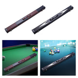 Maxbell Portable Billiards Pool Cue Hard Case with Handle and Lock for 1/2 Snooker Coffee