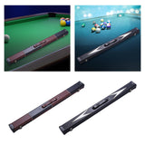 Maxbell Portable Billiards Pool Cue Hard Case with Handle and Lock for 1/2 Snooker Coffee