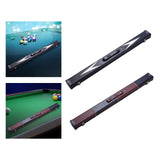 Maxbell Portable Billiards Pool Cue Hard Case with Handle and Lock for 1/2 Snooker Coffee