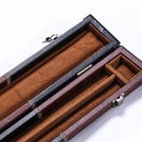 Maxbell Portable Billiards Pool Cue Hard Case with Handle and Lock for 1/2 Snooker Coffee