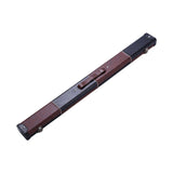 Maxbell Portable Billiards Pool Cue Hard Case with Handle and Lock for 1/2 Snooker Coffee