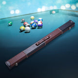 Maxbell Portable Billiards Pool Cue Hard Case with Handle and Lock for 1/2 Snooker Coffee