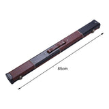 Maxbell Portable Billiards Pool Cue Hard Case with Handle and Lock for 1/2 Snooker Coffee