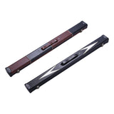 Maxbell Portable Billiards Pool Cue Hard Case with Handle and Lock for 1/2 Snooker Coffee