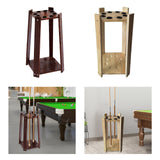 Maxbell 8 Hole Billiard Cue Rack Display Shelf Pool Balls Stick Holder Light Color