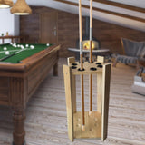 Maxbell 8 Hole Billiard Cue Rack Display Shelf Pool Balls Stick Holder Light Color