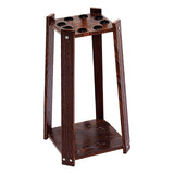 Maxbell 8 Hole Billiard Cue Rack Display Shelf Pool Balls Stick Holder Brown