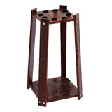 Maxbell 8 Hole Billiard Cue Rack Display Shelf Pool Balls Stick Holder Brown