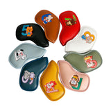 Maxbell 9Pcs Golf Iron Headcover Set Golf Club Head Cover Sleeve for Outdoor Sports Multicolor