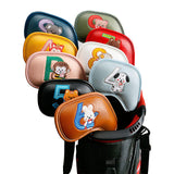 Maxbell 9Pcs Golf Iron Headcover Set Golf Club Head Cover Sleeve for Outdoor Sports Multicolor
