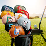 Maxbell 9Pcs Golf Iron Headcover Set Golf Club Head Cover Sleeve for Outdoor Sports Multicolor