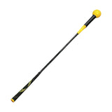 Maxbell Portable Golf Swing Trainer Aid Practice Training Nonslip Grip for Adult 48inch Yellow