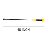 Maxbell Portable Golf Swing Trainer Aid Practice Training Nonslip Grip for Adult 48inch Yellow