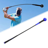 Maxbell Portable Golf Swing Trainer Aid Practice Training Nonslip Grip for Adult 48inch Blue