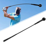 Maxbell Portable Golf Swing Trainer Aid Practice Training Nonslip Grip for Adult 48inch Black