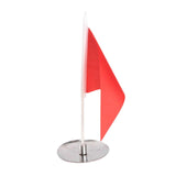 Maxbell Miniature Golf Flagstick Trainging Accessory Red Flag for Backyard Garden