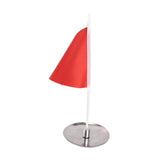 Maxbell Miniature Golf Flagstick Trainging Accessory Red Flag for Backyard Garden