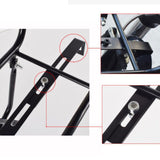 Maxbell Bike Front Carrier Rack Mountain Bike Touring Carrying Cycling Cargo Pannier