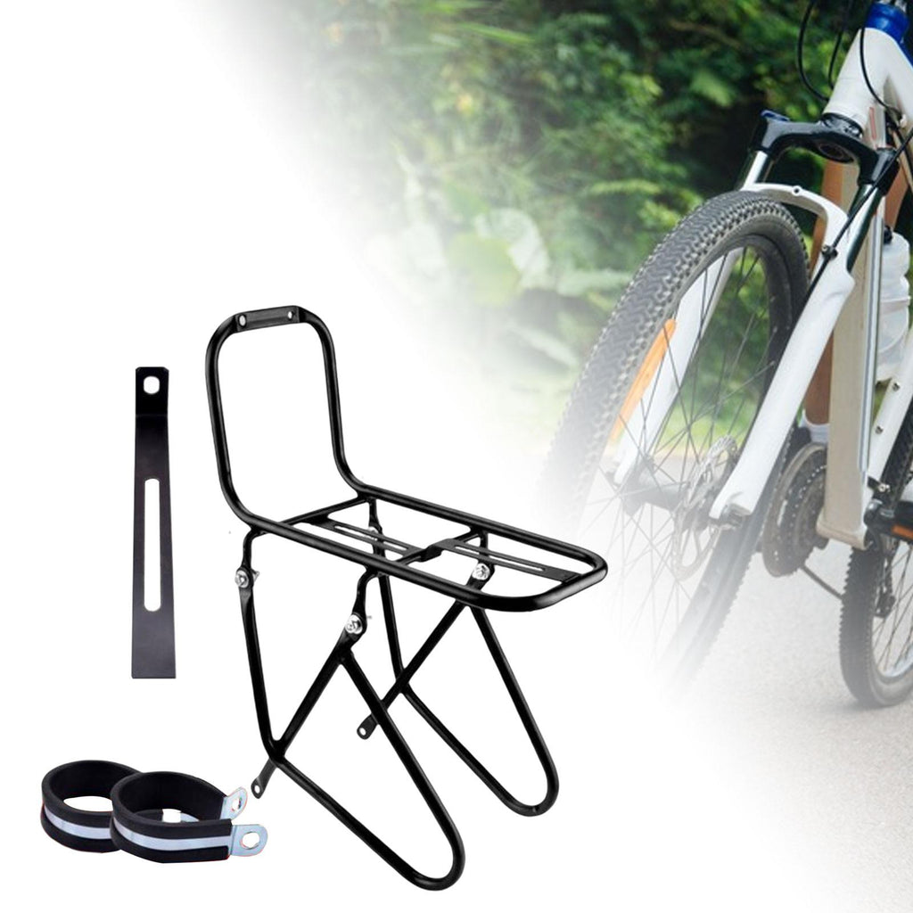 Maxbell Bike Front Carrier Rack Mountain Bike Touring Carrying Cycling  Cargo Pannier