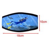 Maxbell Scuba Diving Mask Strap Cover Snorkeling Water Sports Accessories Underwater Light Blue