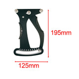 Maxbell Metal Bicycle Tension Meter Spokes Calibration Measuring Tool Easy Operate CNC Machining Black