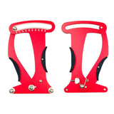 Maxbell Metal Bicycle Tension Meter Spokes Calibration Measuring Tool Easy Operate Die Stamping Red
