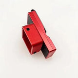 Maxbell Pool Snooker Chalk Holder Sturdy Chalk Case Practical Metal Lightweight Red