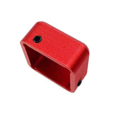 Maxbell Pool Snooker Chalk Holder Sturdy Chalk Case Practical Metal Lightweight Red