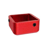 Maxbell Pool Snooker Chalk Holder Sturdy Chalk Case Practical Metal Lightweight Red